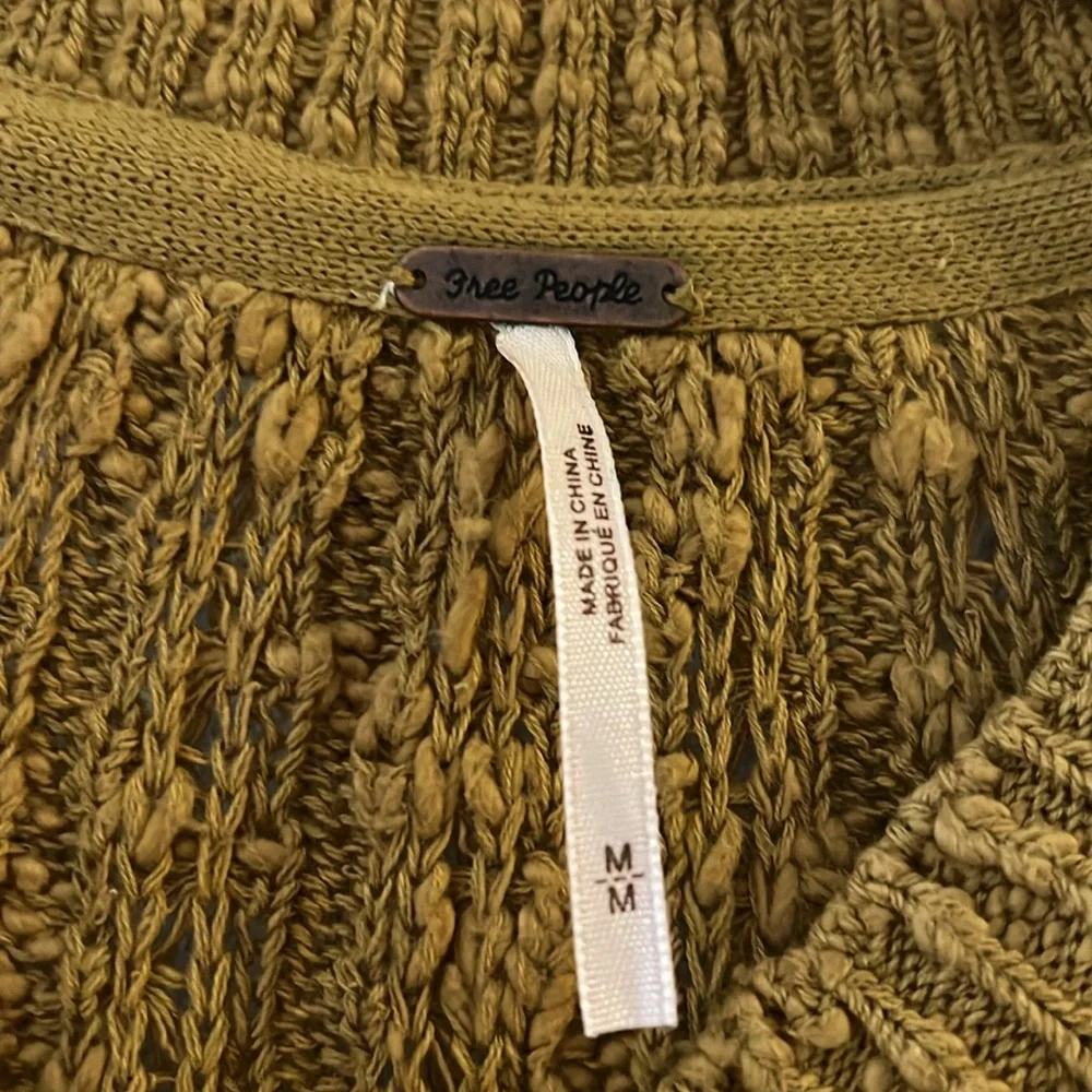 Free People All My Friends Knitted Henley Sweater - Picture 5 of 9
